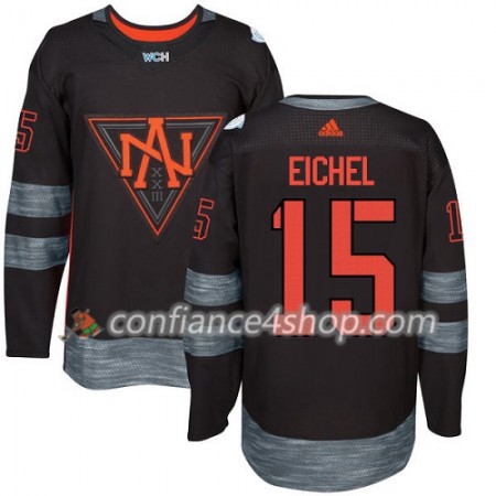Adidas Maillot de Hockey Amérique du Nord Jack Eichel 15 Coupe du monde de hockey sur glace 2016 Noir Premier - Homme